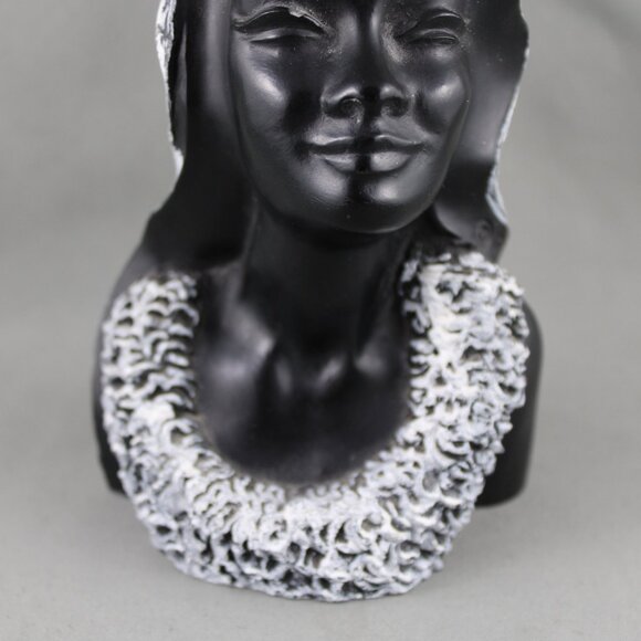 Vintage Tiki Bust - Leialoha Female by Frank Schirman - Made with Coral - Picture 3 of 10